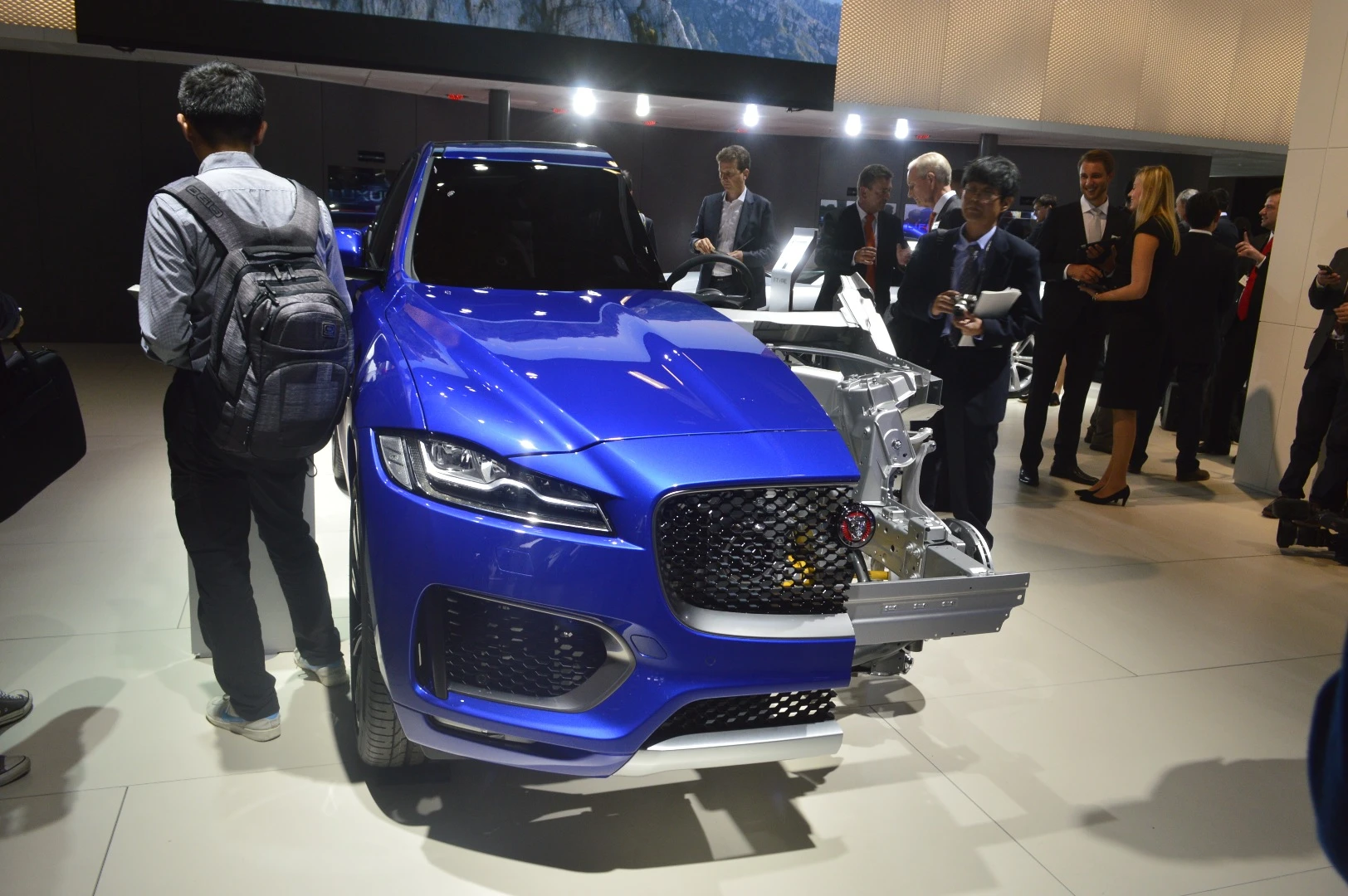 The F-Pace in cutaway