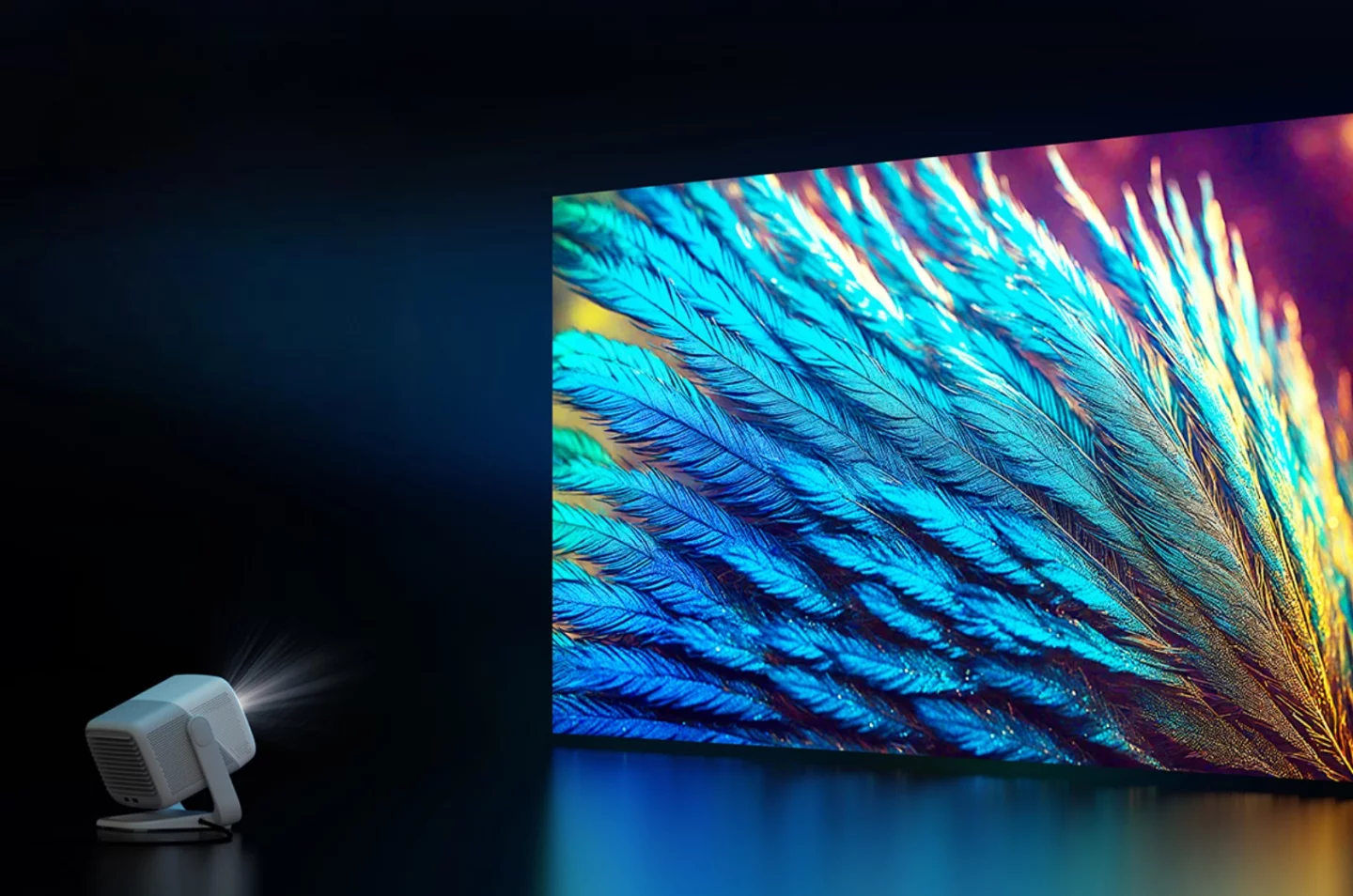 The N1S 4K features a 0.47-inch DMD chip, triple-laser light source capable of 1,100 lumens, high-accuracy 10-bit color, high contrast and support for HDR10 content