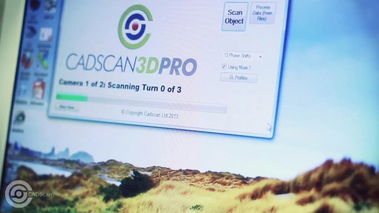 The CADScan3D scanner is a desktop-sized device that can digitize real objects in minutes