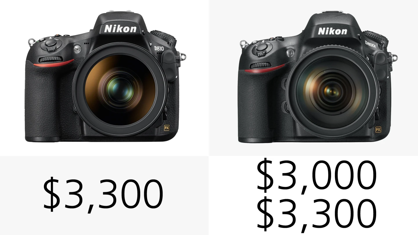The D810 will launch at the same price the D800E was when it was released, and more than the D800