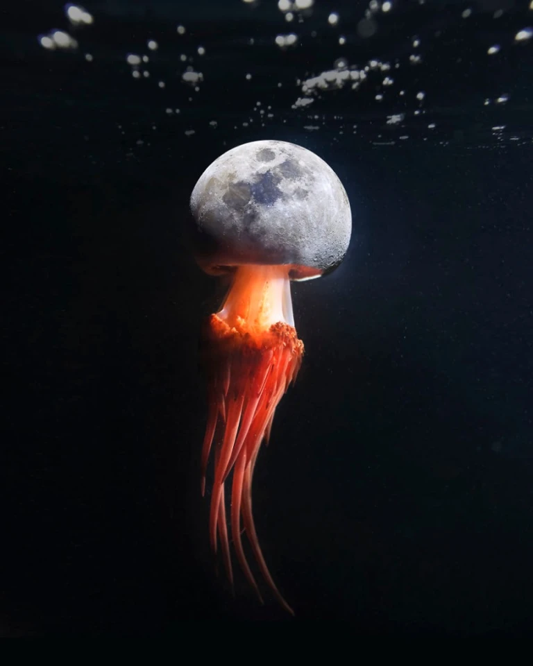 Moonjelly (Credit: Justin Peters CC BY-NC-ND 4.0)