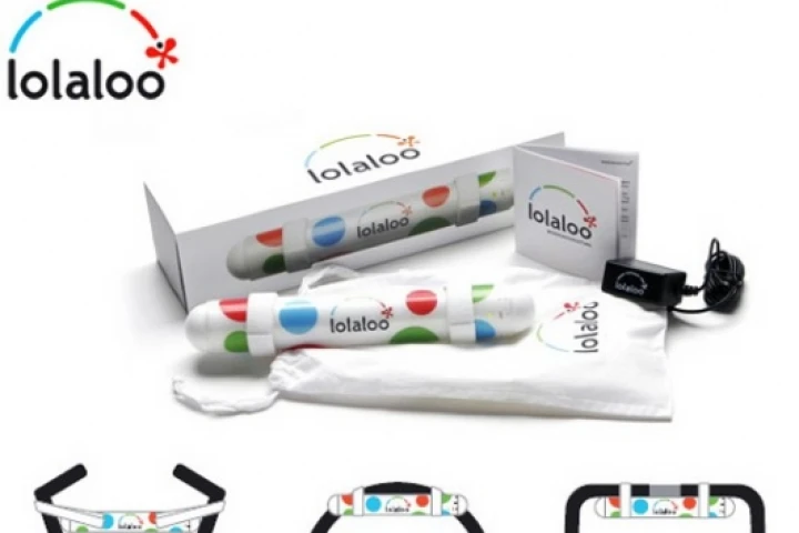 The Lolaloo rocking device takes care of rocking baby to sleep while you relax
