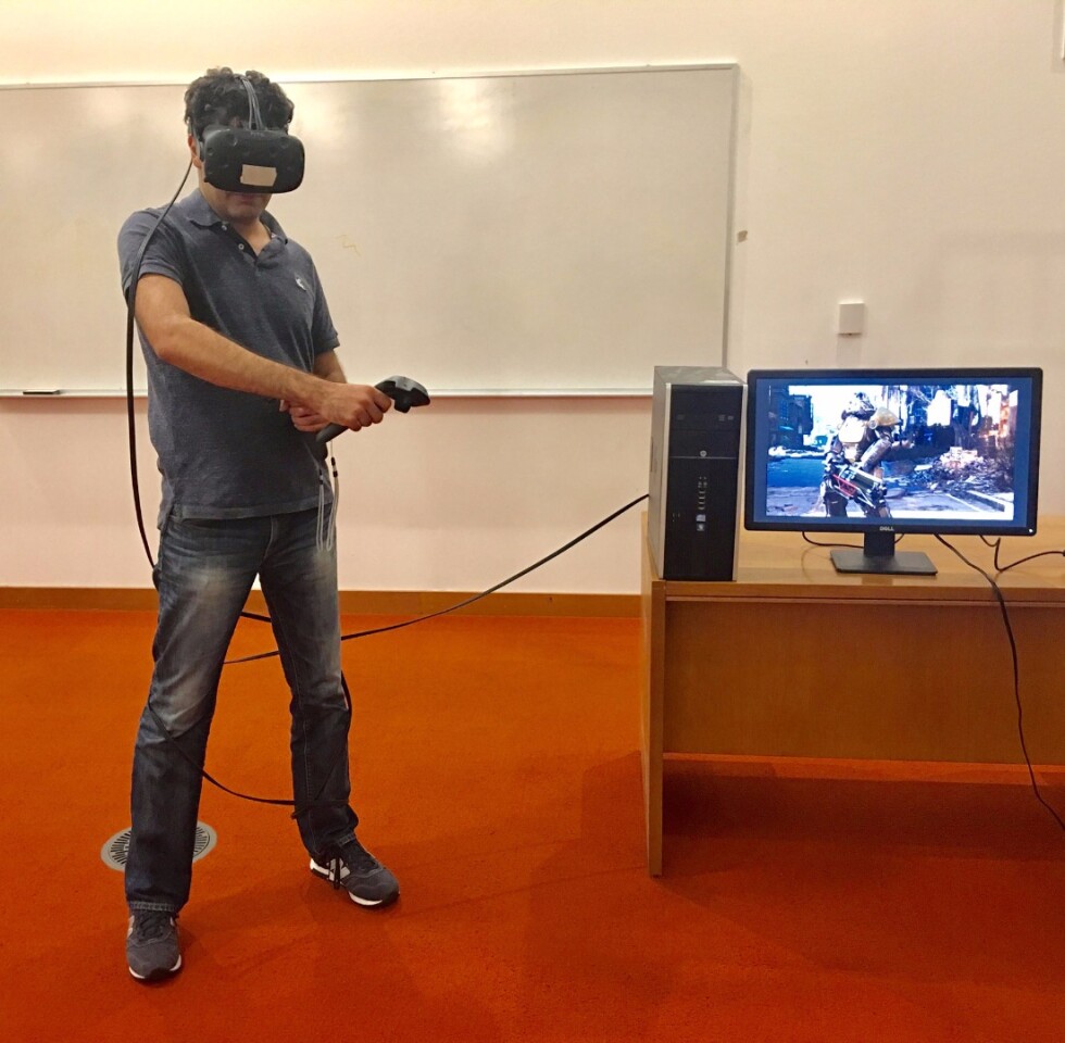 Cords are a barrier to immersive VR