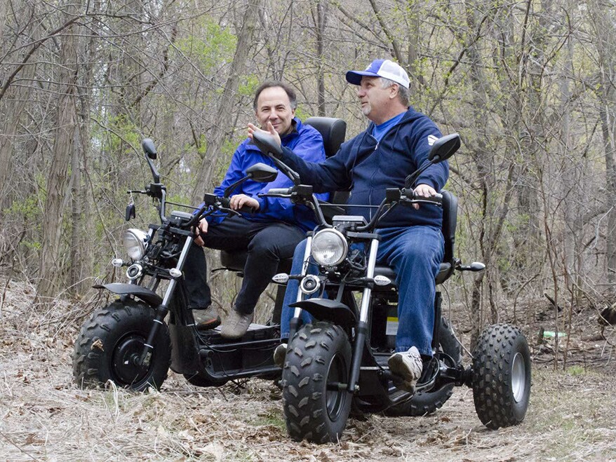 Offroad mobility scooter gets beastly