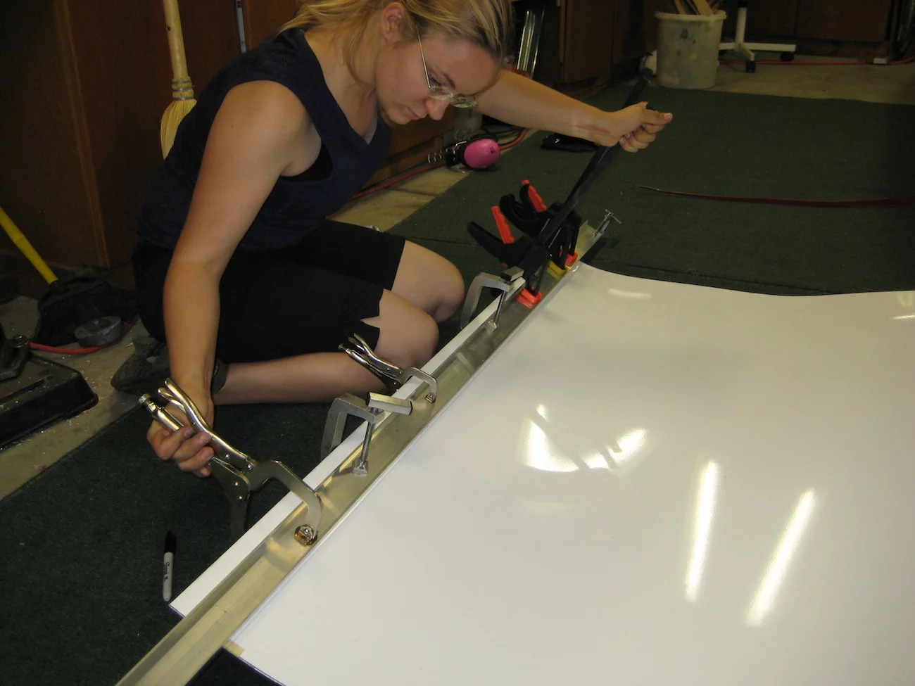 Håkansson constructed the vast majority of the KillaJoule herself (Photo: KillaCycle Racing)