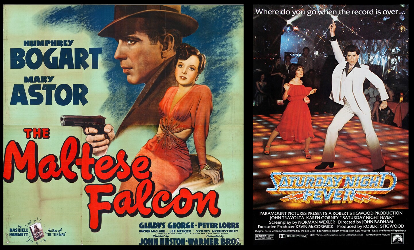 Very few of the top 20 most valuable movie posters come from films that are not of the horror genre - these two are exceptions, being the movie poster from the 1941 movie The Maltese Falcon that sold for $191,200 at a Heritage Auctions sale in 2015. The second post-WW2 movie on the list of the most valuable movie posters is Saturday Night Fever (1977). The poster sold for $145,500 at a Christies auction in 1995.