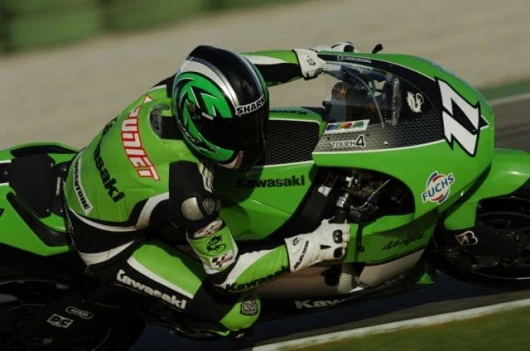 de Puniet tried the Kawasaki for the first time