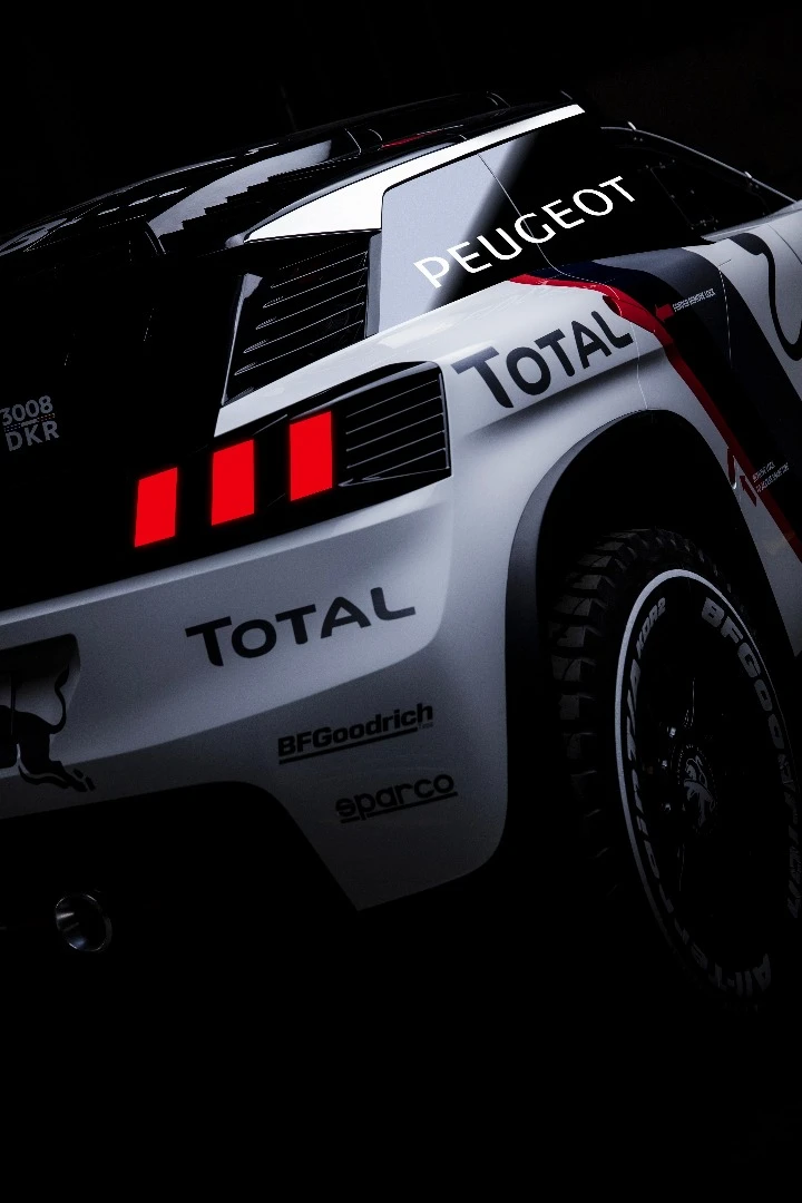 The 3008 DKR has some new styling elements when compared to the 2008 DKR
