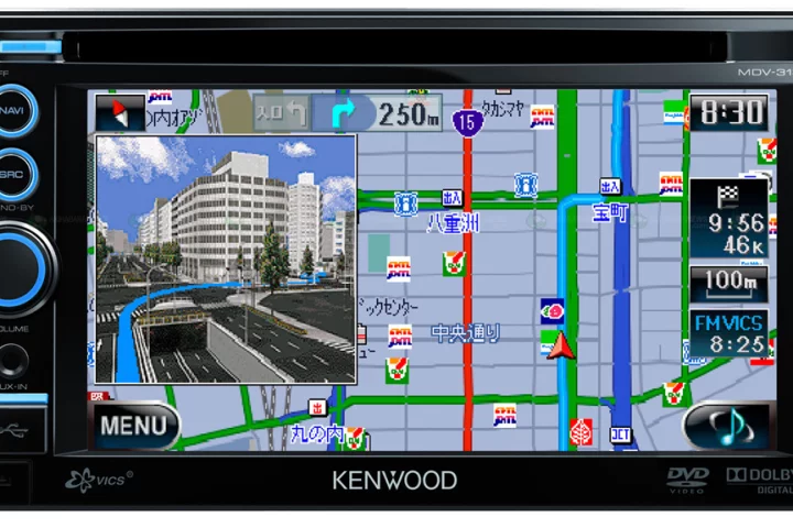 The JVC Kenwood AVENUE MDV-313 in-car multimedia navigation system.