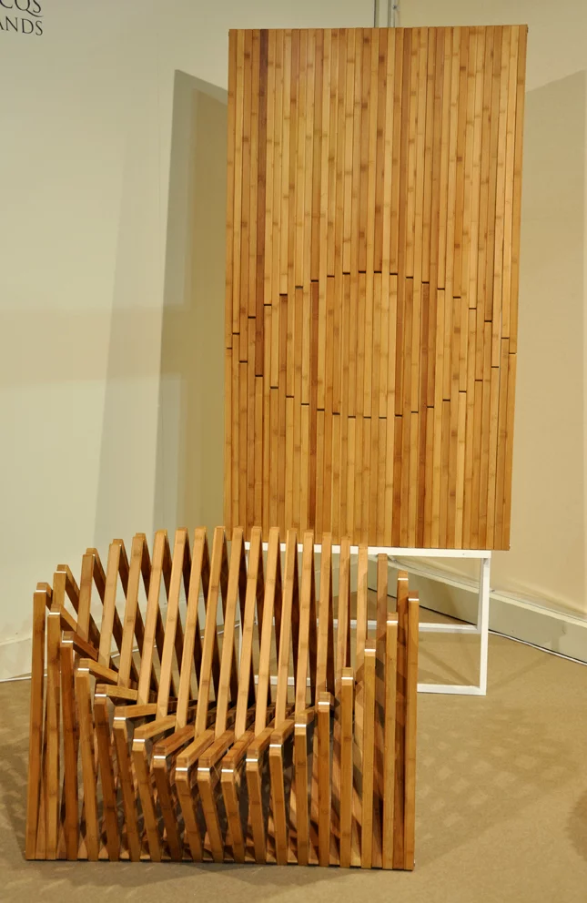 Rising Furniture by Robert Van Embricqs, SaloneSatellite 2013 (photo: Edoardo Campanale/Gizmag)