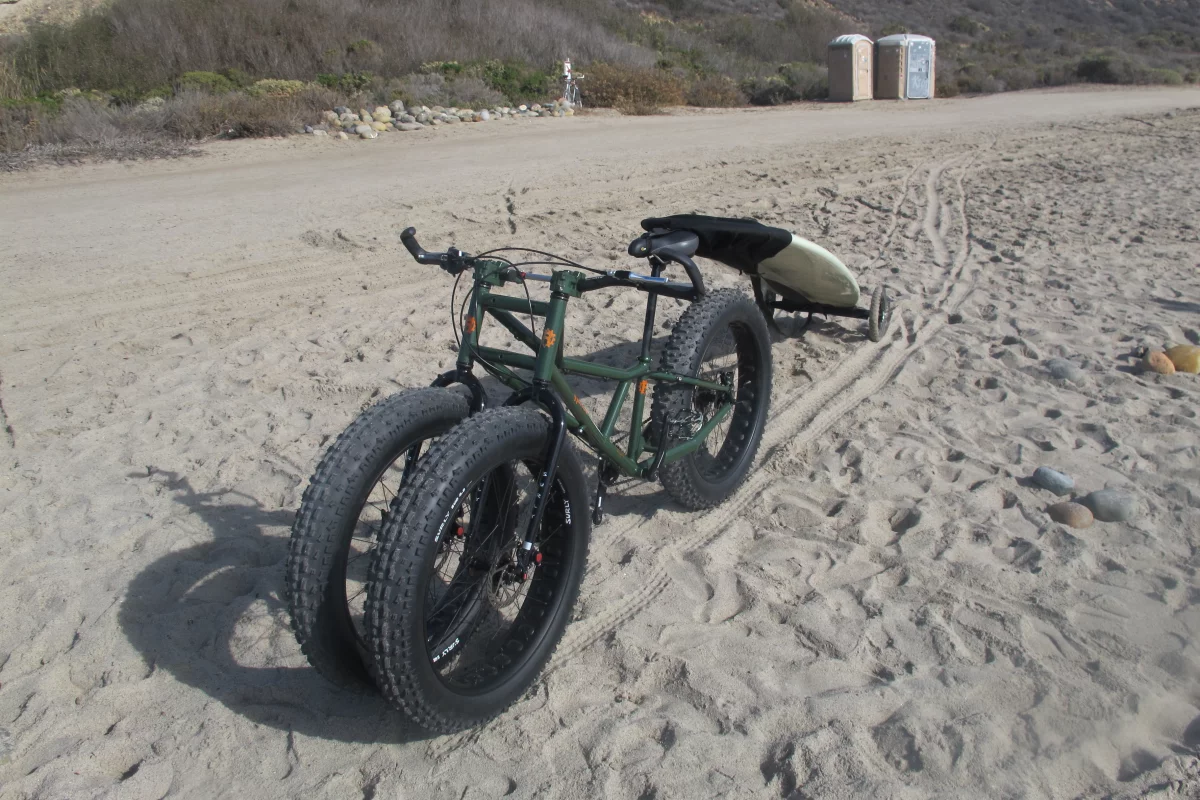 The design of the Rungu was inspired by trying to transport surfboards across the sand