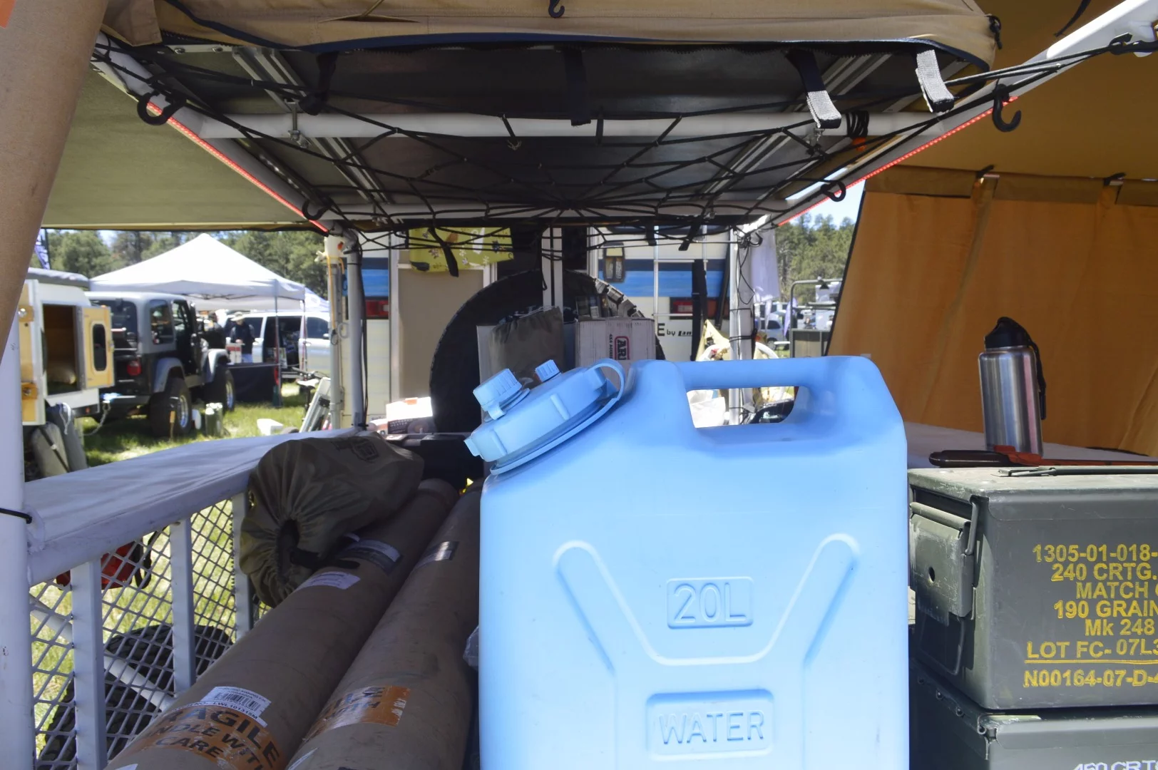 Plenty of room for cargo aboard the PB Fab Expedition trailer