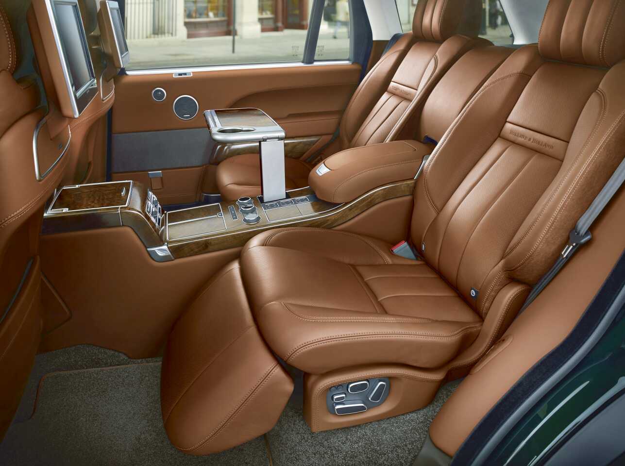 The Holland & Holland Range Rover has fully adjustable rear seats