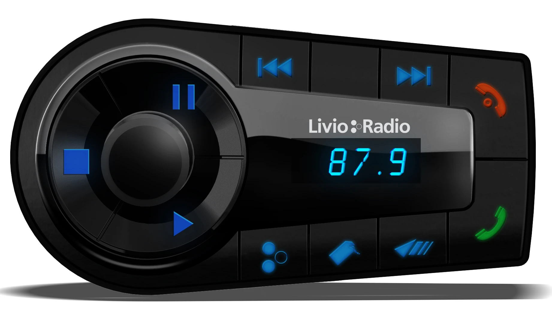 Livio Radio's Bluetooth Internet Radio Car Kit allows users to receive internet radio stations on the iPhone, and relay them into their car stereo
