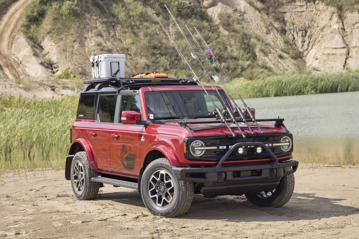 The Bronco Four-Door Outer Banks Fishing Guide concept was designed to support a professional fishing guide along Cape Hatteras National Seashore