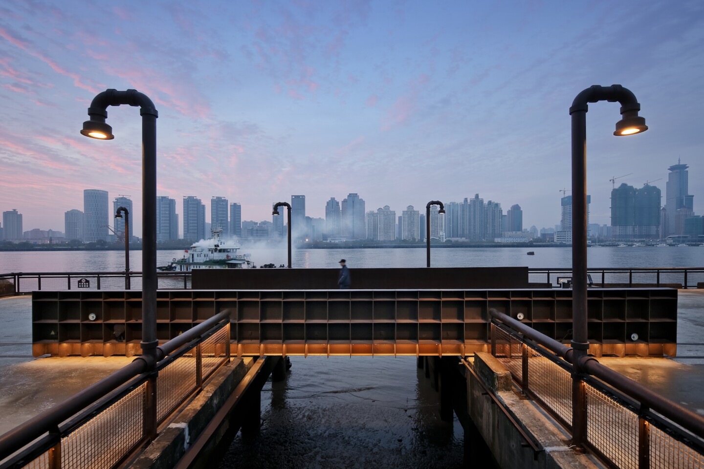 Demonstration Section of Yangpu Riverside Public Space, by Original Design Studio, was declared the Landscape of the Year winner for its regeneration of Shanghai's waterfront