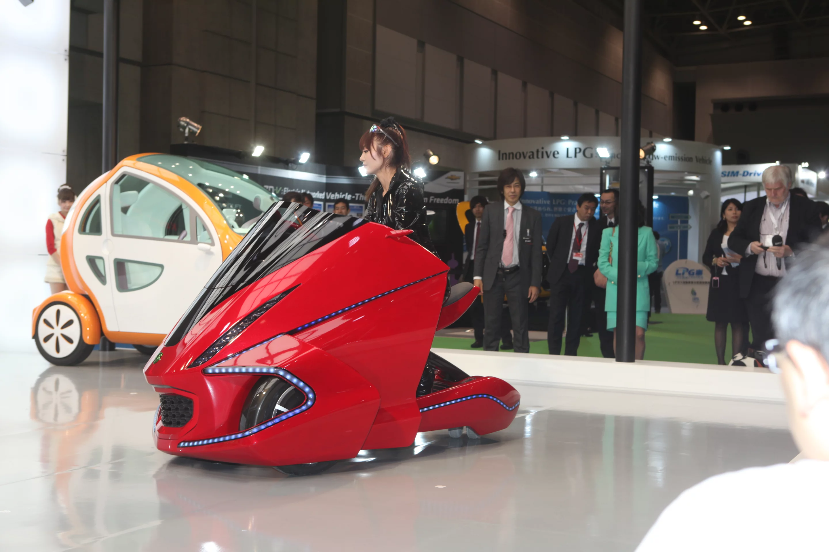 The Kobot Nu concept vehicle at the 2011 Tokyo Motor Show
