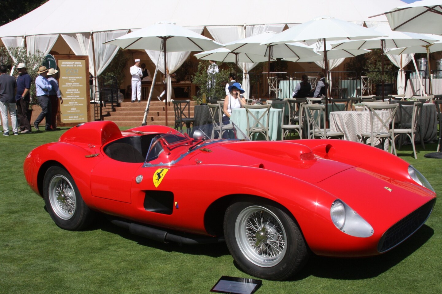 The "Spirit of the Quail" award went to this 1957 Ferrari 335S owned by Cavallino Investments of Ohio
