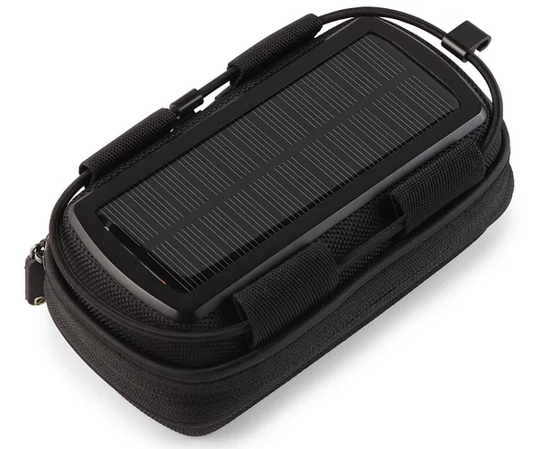 A solar panel powers the device throughout the day during use, and the company claims that a full 8-hour charge will last for over 20 hours of subsequent playing time