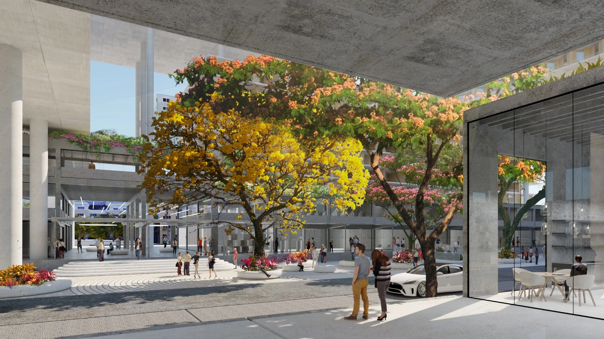 Miami Produce will be centered around eight new buildings raised on stilts