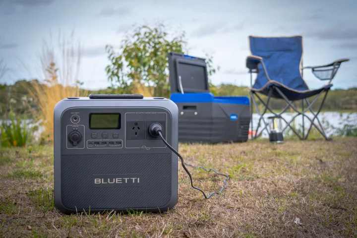 The Bluetti AC180 portable power station fits a 1152 Wh battery