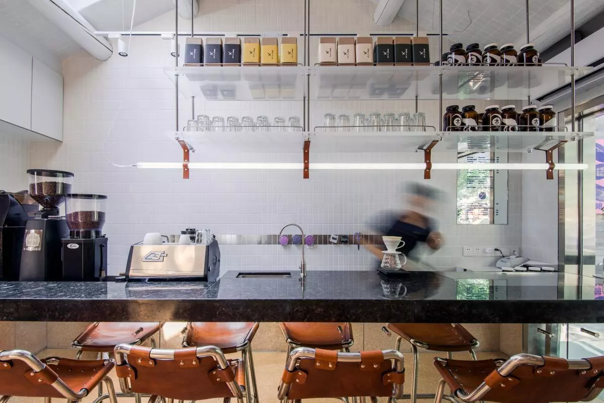 The Big Small Coffee and Guestroom in China, Beijing, by Office AIO, took out the Bars and Restaurants category at the 2017 Inside Awards