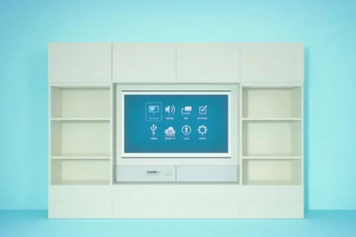 IKEA UPPLEVA all-in-one unit in white