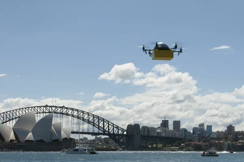 Sweeney anticipates that delivery drones are still several years away