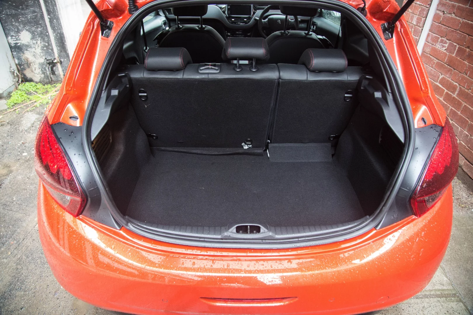 There's 311 l of bootspace with the rear seats up