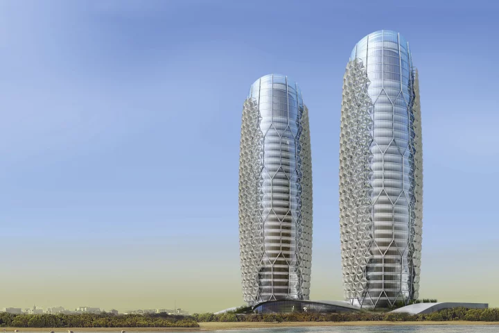 The Aedas-designed Al Bahr Towers (Image: Aedas)