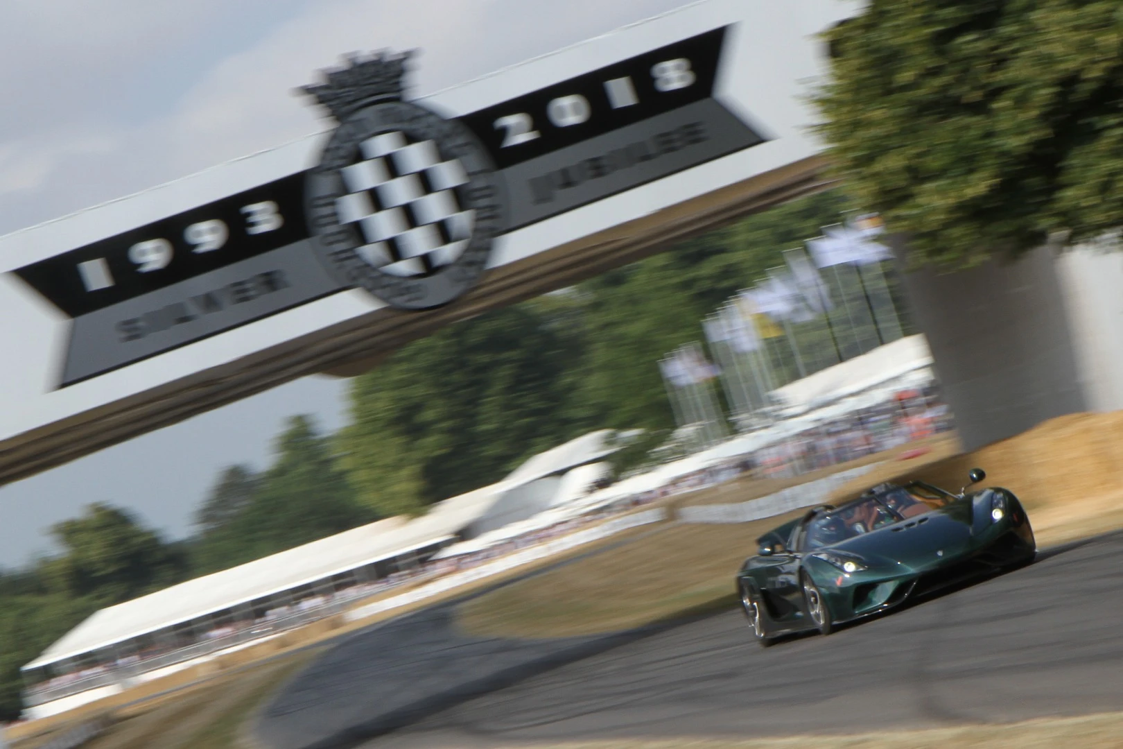 Action from the track at the 2018 Goodwood Festival of Speed