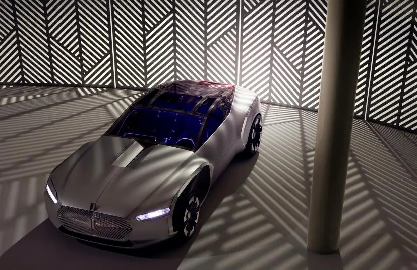 The Corbusier concept car pays tribute both to France's most famous 20th Century architect