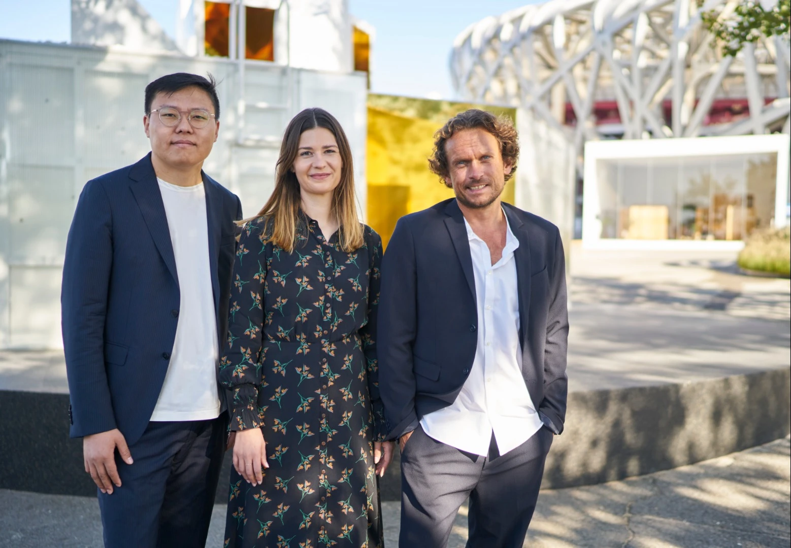 The Mini design team with local architect Dayong Sun