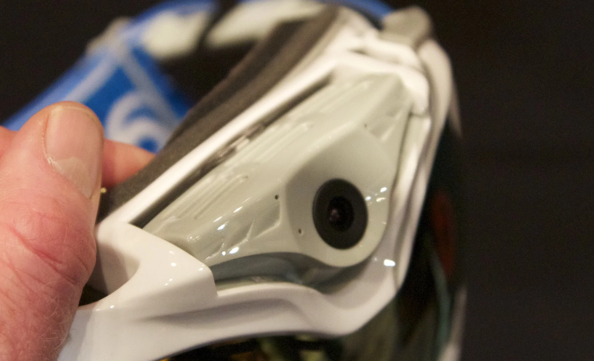 The camera lens on both new goggle cams from Liquid Image can be adjusted by pivoting the housing upwards to 30 degrees
