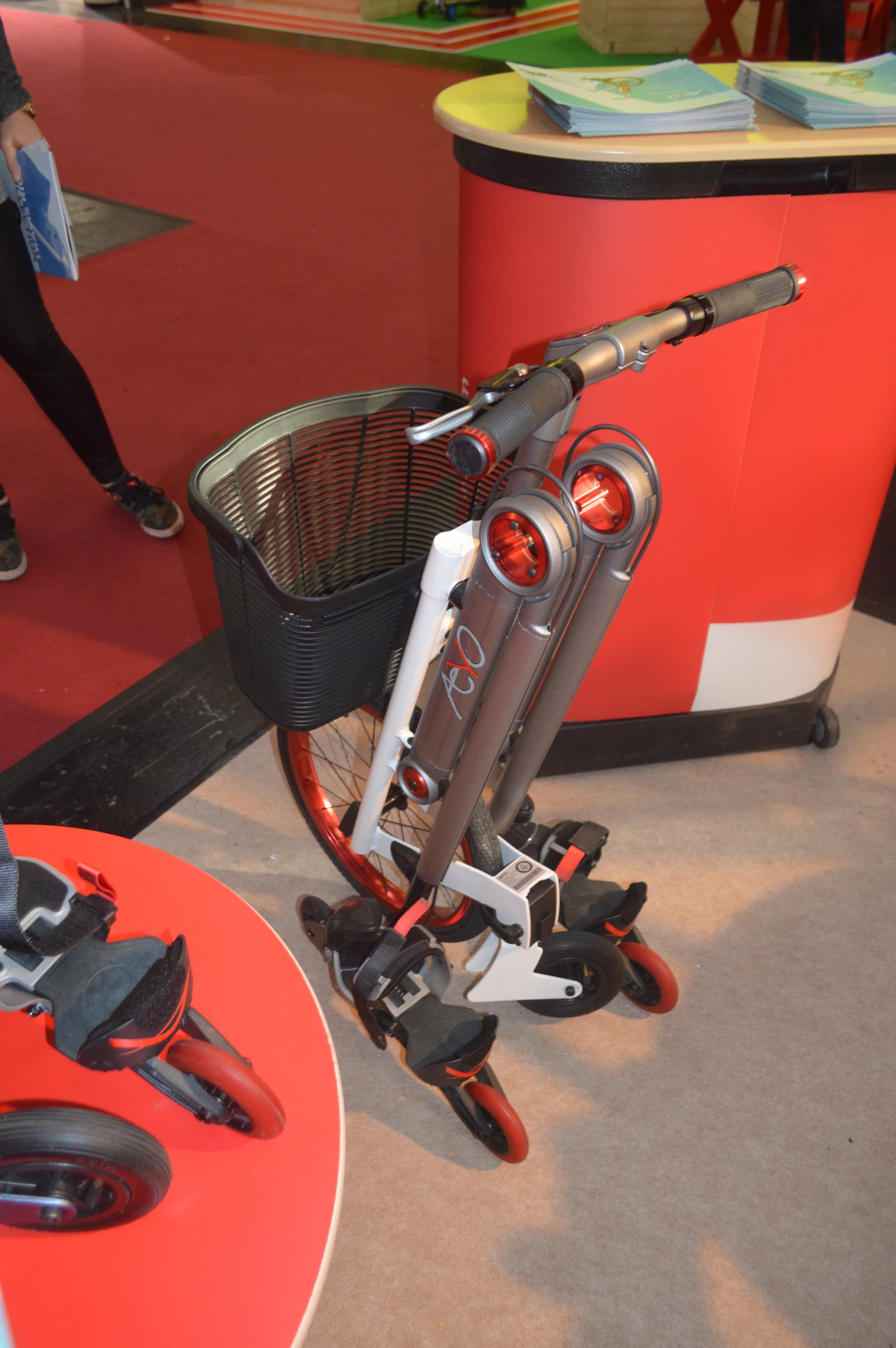 The Aeyo scooter at ISPO Munich