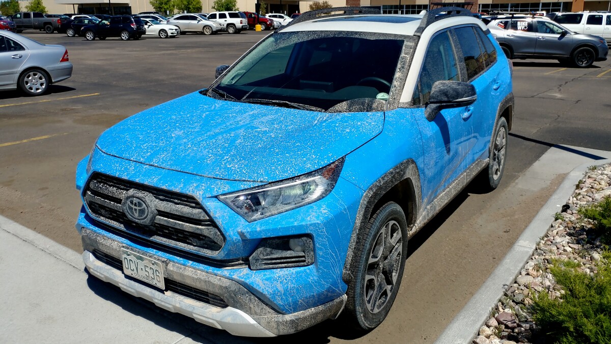 Yep, we managed to get it dirty. It was an accident. Honest