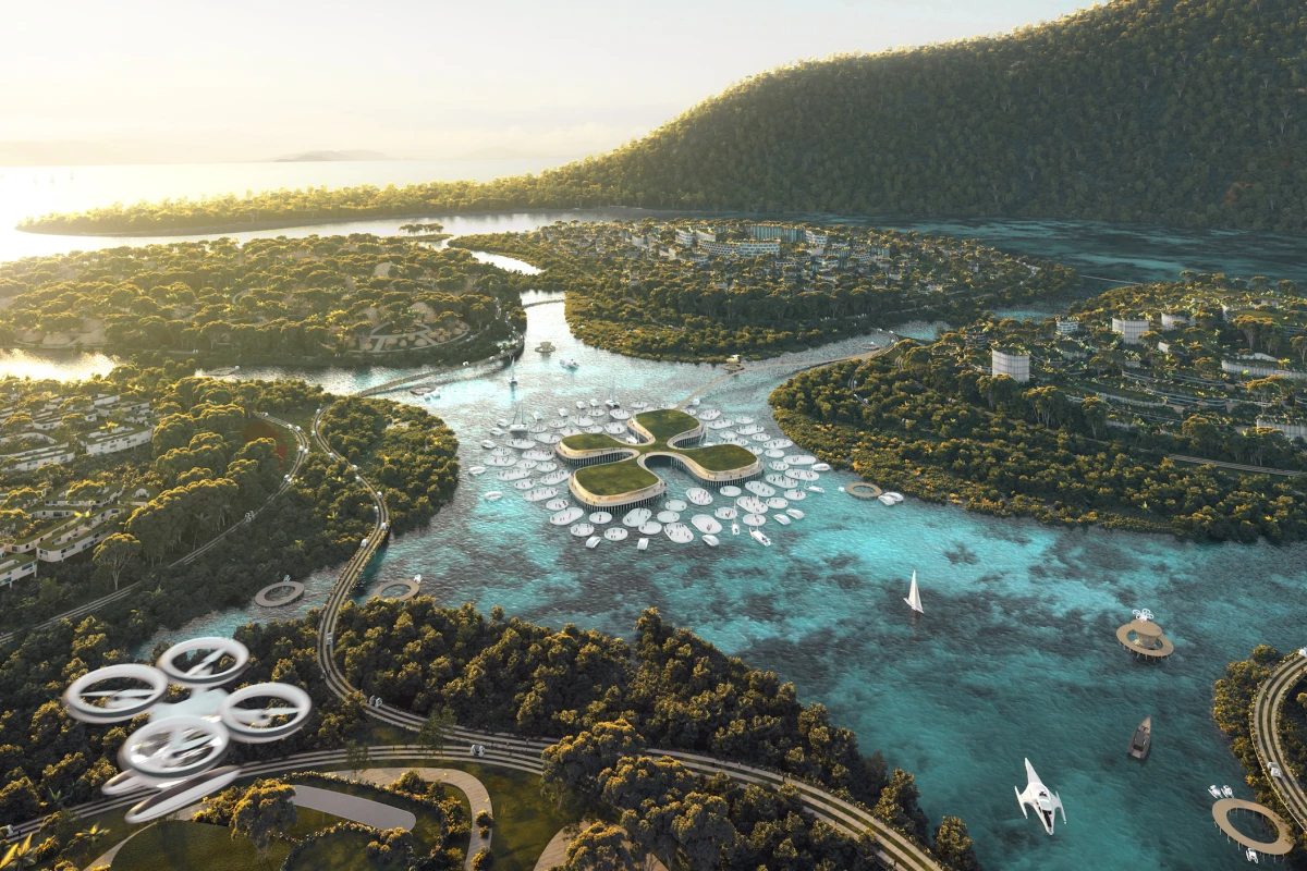 Assuming the project goes ahead, BiodiverCity would get its power from solar panels and wind turbines