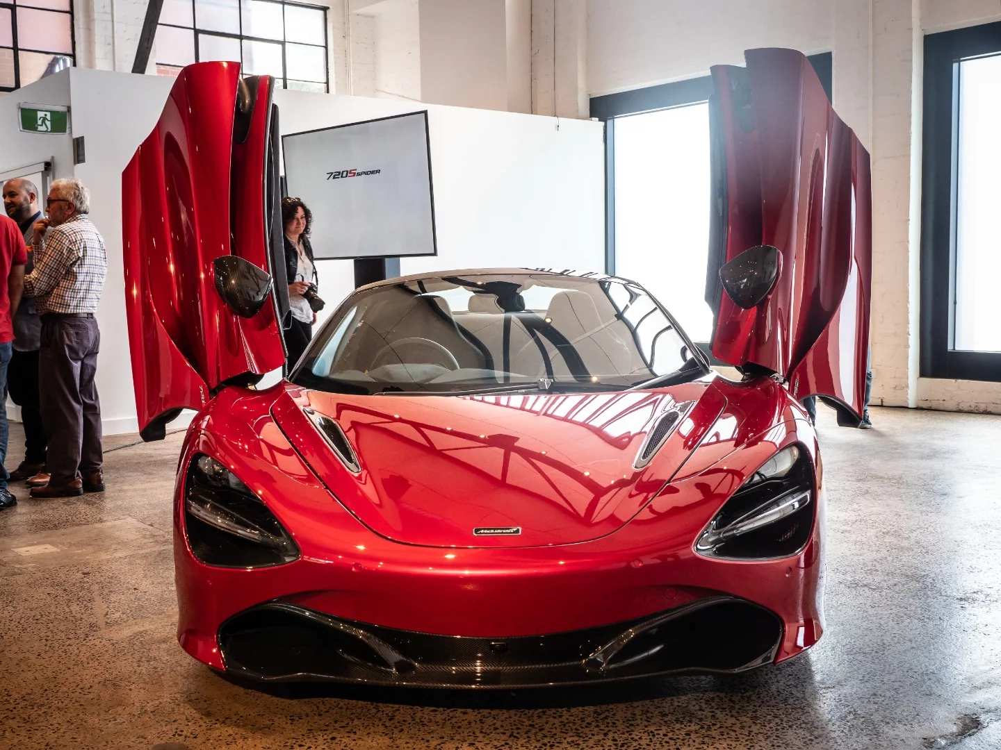 From the front: this thing means business