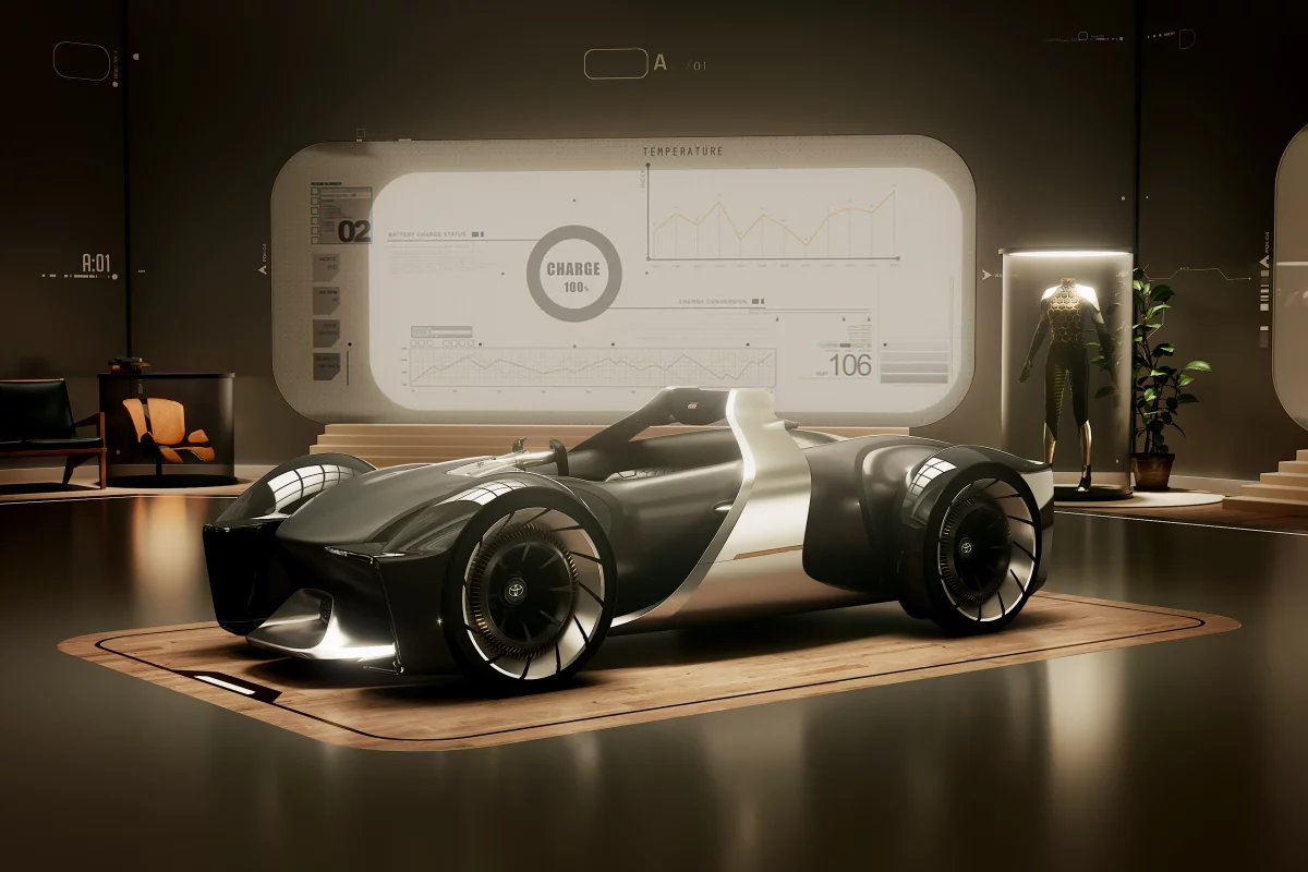 Toyota's e-Racer: a complete sci-fi dream, but at least it's a good looking one