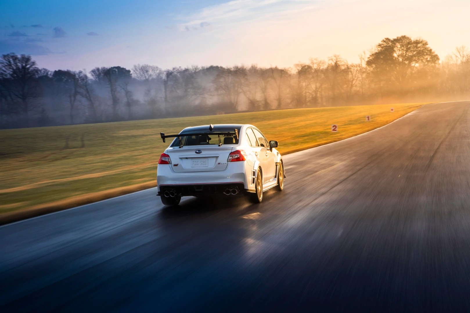 The engine has been given STI treatments, including a new HKS turbo, to output 341 horsepower (254 kW)