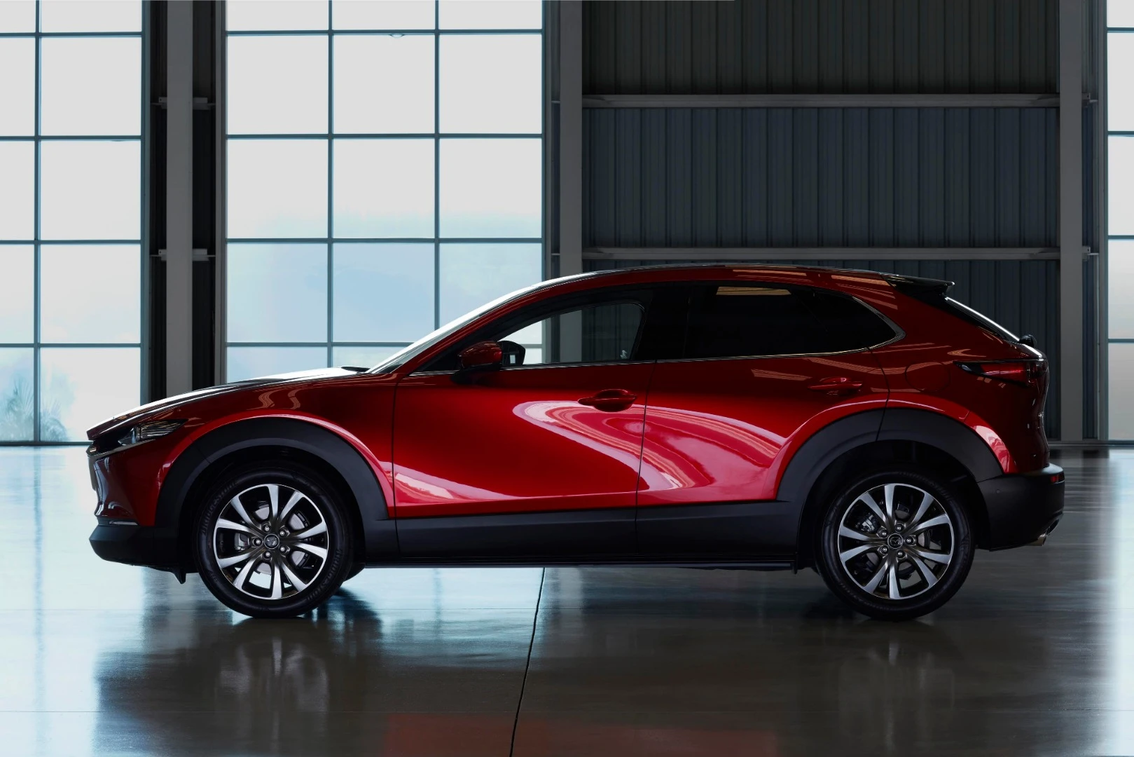 The CX-30 is slightly longer and wider than the CX-3, with design elements made to create a more balanced look
