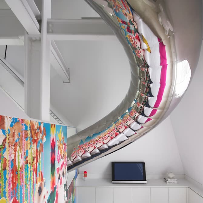 The 80 ft (24 m) slide