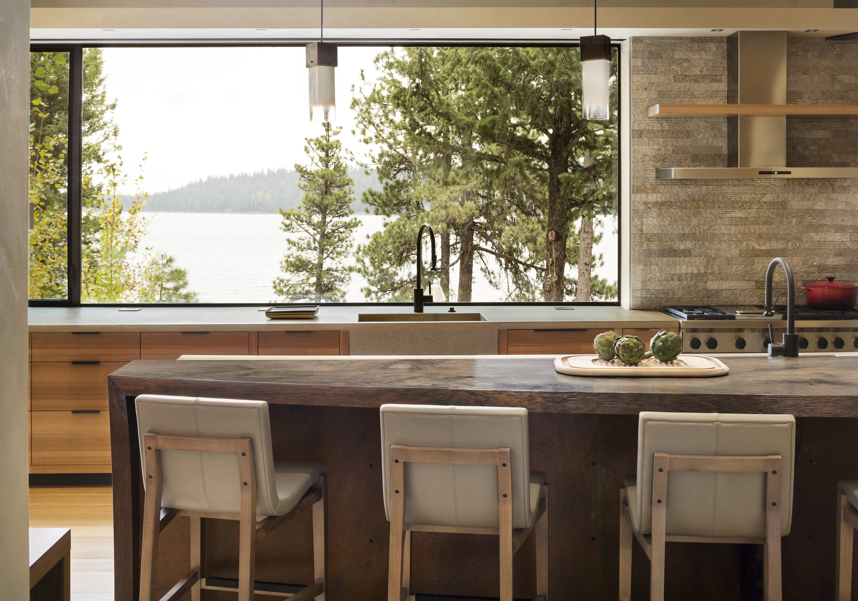 Kitchen inside the Cliff House