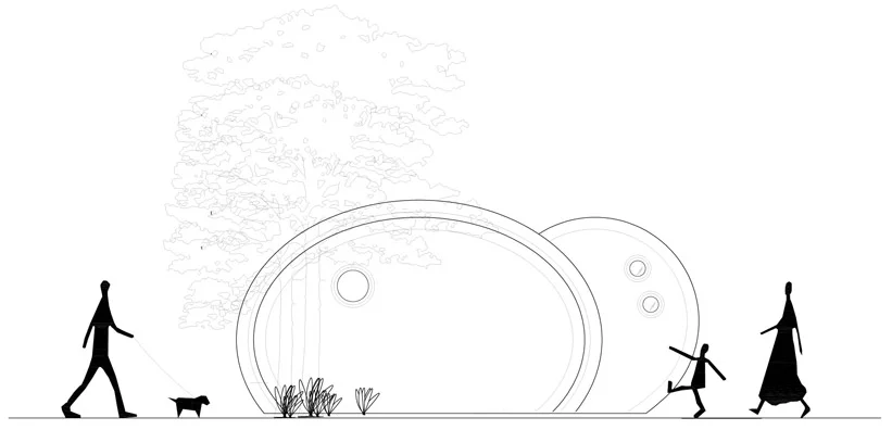 Drawings of Shelter ByGG by Gabriela Gomes