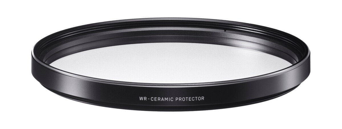 The Sigma WR Ceramic Protector filters use a new type of crystallized glass to be both stronger and thinner