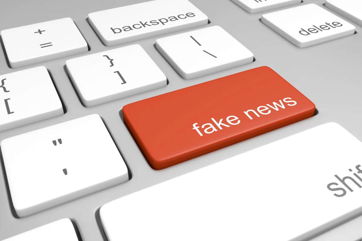 How can the problem of fake news be addressed in a post-truth world?