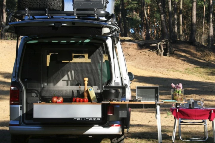 Calicamp adds serious cooking capability to any Volkswagen camper van