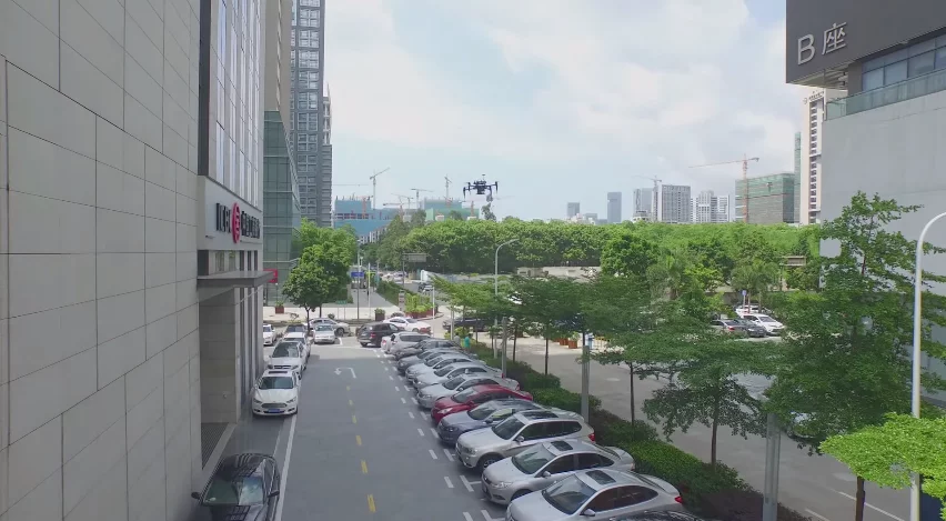 A project at Shanghai's Fudan University demosntrates Guidance's capabilities by identifying illegally parked cars from above