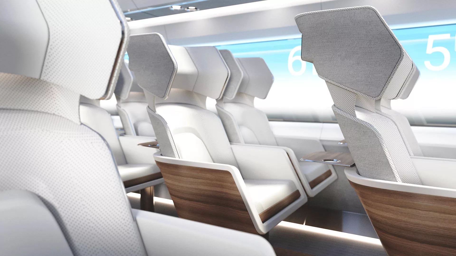 You want cabin renders? They got cabin renders. Look, the seats are nice and white