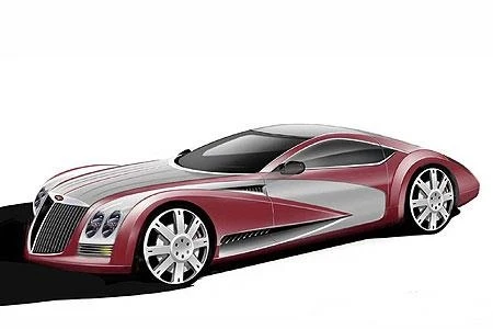 The first design sketches to be released shoiw a car with an uncanny resemblance to the Maybach Excelero